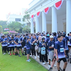 Race photo from KEMLU RUN 2026