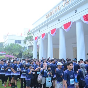 Race photo from KEMLU RUN 2026