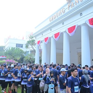 Race photo from KEMLU RUN 2026