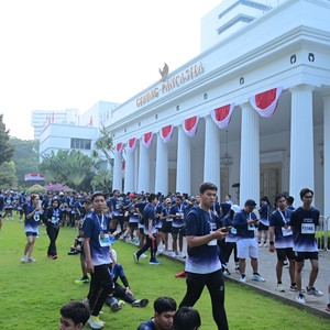 Race photo from KEMLU RUN 2026