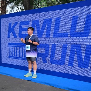Race photo from KEMLU RUN 2026