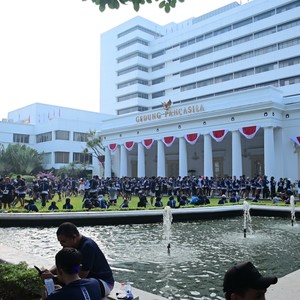 Race photo from KEMLU RUN 2026
