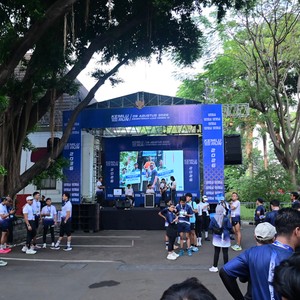Race photo from KEMLU RUN 2026