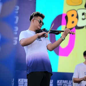 Race photo from KEMLU RUN 2026