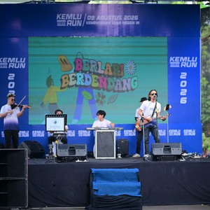 Race photo from KEMLU RUN 2026