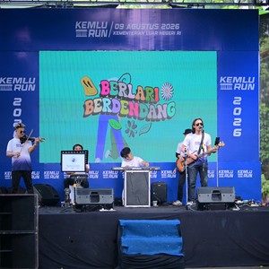 Race photo from KEMLU RUN 2026