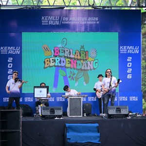 Race photo from KEMLU RUN 2026
