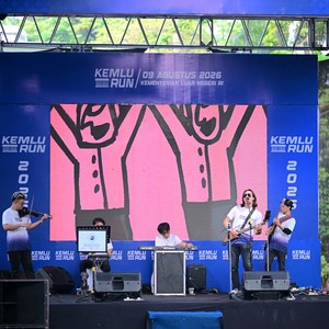 Race photo from KEMLU RUN 2026