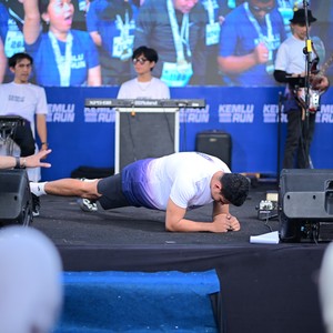 Race photo from KEMLU RUN 2026