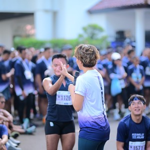 Race photo from KEMLU RUN 2026