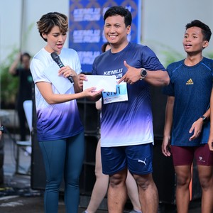 Race photo from KEMLU RUN 2026
