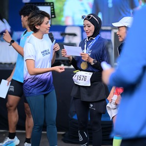 Race photo from KEMLU RUN 2026