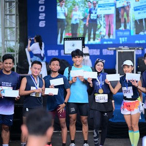 Race photo from KEMLU RUN 2026