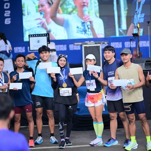 Race photo from KEMLU RUN 2026