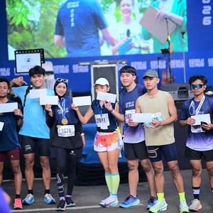 Race photo from KEMLU RUN 2026