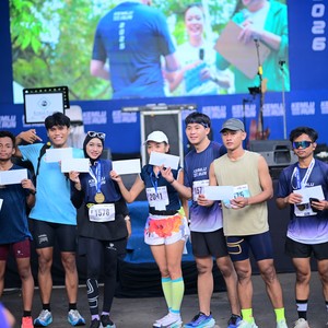 Race photo from KEMLU RUN 2026