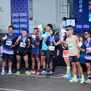 Race photo from KEMLU RUN 2026