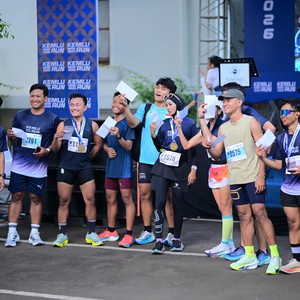 Race photo from KEMLU RUN 2026