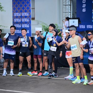 Race photo from KEMLU RUN 2026