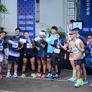 Race photo from KEMLU RUN 2026