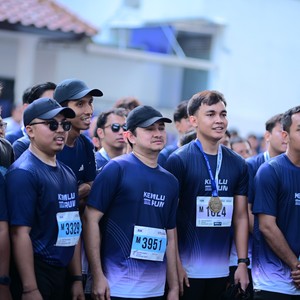 Race photo from KEMLU RUN 2026