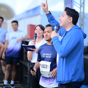Race photo from KEMLU RUN 2026