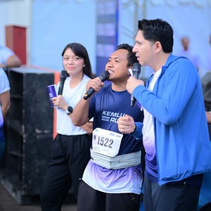Race photo from KEMLU RUN 2026