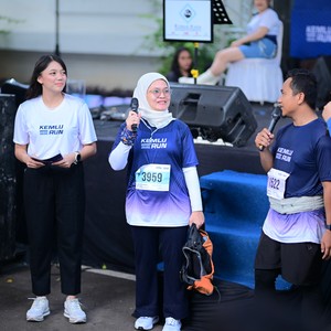 Race photo from KEMLU RUN 2026