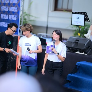 Race photo from KEMLU RUN 2026