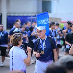 Race photo from KEMLU RUN 2026