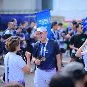 Race photo from KEMLU RUN 2026