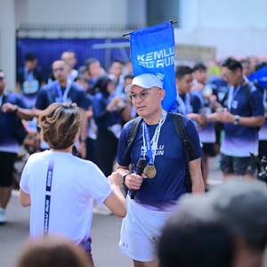 Race photo from KEMLU RUN 2026