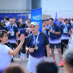 Race photo from KEMLU RUN 2026