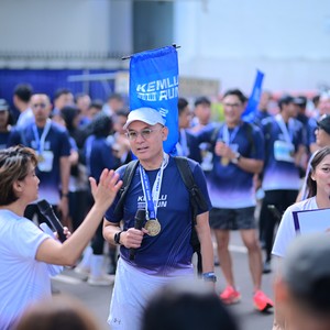 Race photo from KEMLU RUN 2026