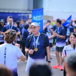 Race photo from KEMLU RUN 2026