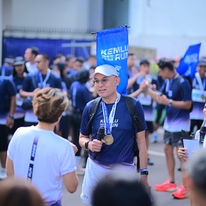 Race photo from KEMLU RUN 2026