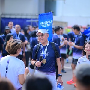 Race photo from KEMLU RUN 2026