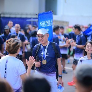 Race photo from KEMLU RUN 2026