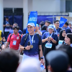 Race photo from KEMLU RUN 2026