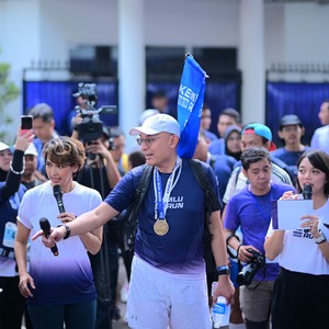 Race photo from KEMLU RUN 2026