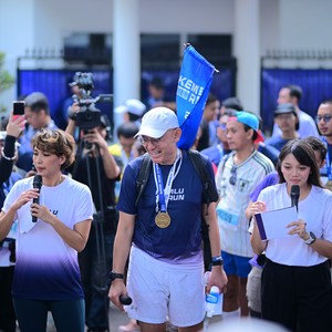 Race photo from KEMLU RUN 2026