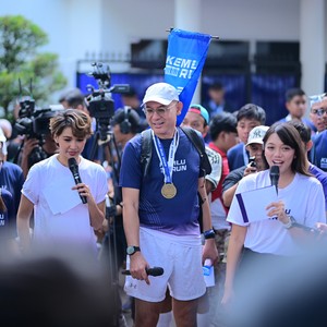 Race photo from KEMLU RUN 2026