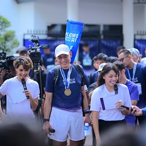 Race photo from KEMLU RUN 2026