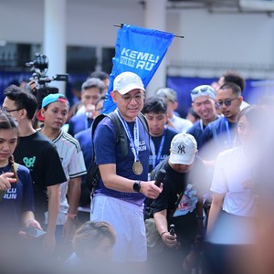 Race photo from KEMLU RUN 2026