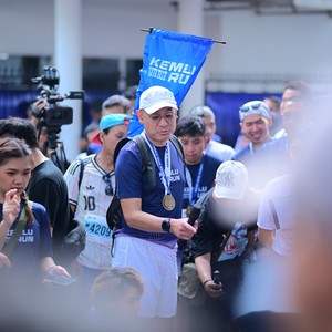 Race photo from KEMLU RUN 2026