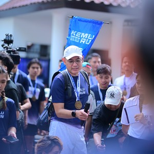 Race photo from KEMLU RUN 2026
