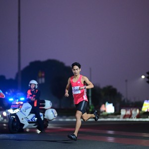 Race photo from KEMLU RUN 2026