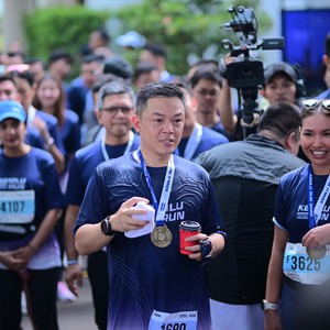 Race photo from KEMLU RUN 2026