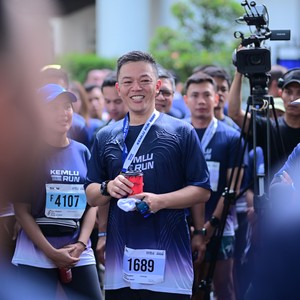 Race photo from KEMLU RUN 2026