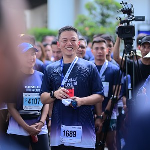Race photo from KEMLU RUN 2026